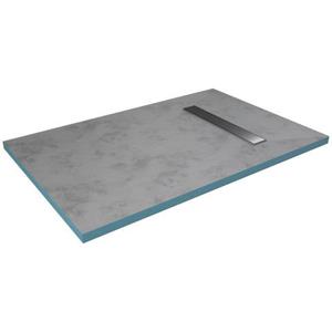 Marwell Douchebak 140 x 90x 4 cm, van zeer stevig polystyreen, inclusief sapgroef, 140 cm x 90 cm