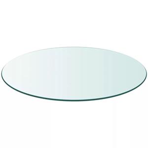 vidaXL Tafelblad rond 500 mm gehard glas