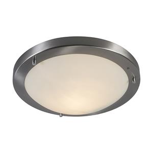 QAZQA Plafondlamp buiten yuma - Staal - Design - D 310mm