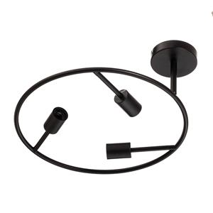 Lucande Linnard plafondlamp van ijzer, 3-lamps