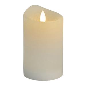 Xenos LED kaars - wit - ø7,5x12,5 cm