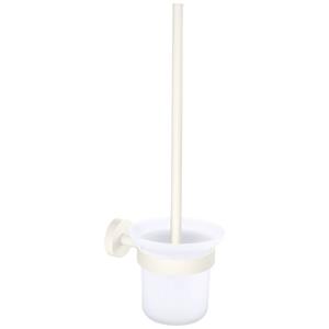 Tesa WC-Garnitur MOON Toilettenbürstenhalter ohne Bohren - 37,9 cm : 11,2 cm : 14,5 cm, Badezimmer, Gäste-WC, Wandmontage, (Packung, 1-tlg), selbstklebende WC-Bürste für Wandmontag