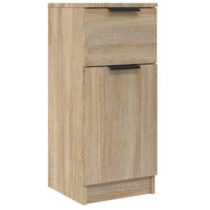 vidaXL Dressoir 30x30x70 cm bewerkt hout sonoma eikenkleurig