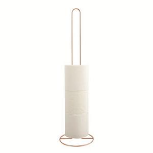 Msv Wc/toiletrolhouder Reservoir - Metaal - Koper Kleur - 50 Cm
