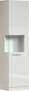 INOSIGN Vitrine "Gwendolyn", (1 St.), weiße Hochglanzfronten,5 Fächer, Vitrinenschrank mit Glaseinsatz