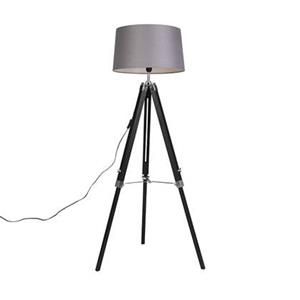 QAZQA Vloerlamp tripod - Wit - Industrieel - D 660mm