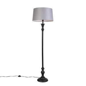 QAZQA Vloerlamp classico - Grijs - Klassiek / Antiek - D 450mm