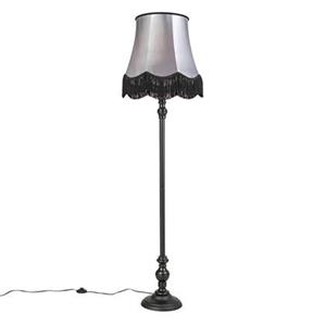QAZQA Vloerlamp classico - Grijs - Klassiek / Antiek - D 450mm