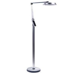 BELIANI Staande lamp LED zilver CARINA