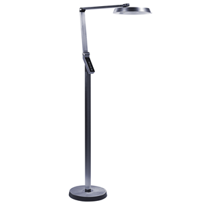 BELIANI Staande lamp LED grijs CARINA