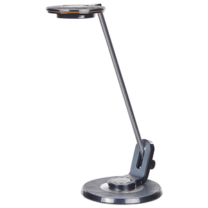 BELIANI Tafellamp LED metaal zilver/zwart CORVUS