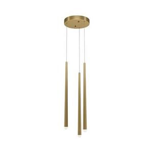 Cascade Moderne 3-flammige Cluster-Pendel-Deckenleuchte Messing integrierte led 4000K - Maytoni