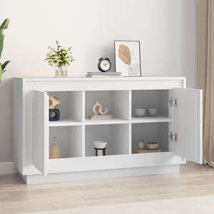 vidaXL Dressoir 102x35x60 cm bewerkt hout wit
