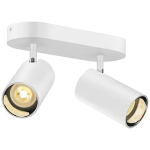SLV Deckenleuchte Asto Tube in Weiß GU10 2-flammig