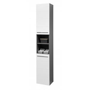 Hochschrank ¦ weiß ¦ Maße (cm): B: 34 H: 190 T: 30  - Möbel Kraft