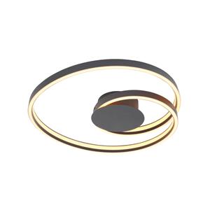 Lindby Erlinik LED plafondlamp, stepdim, zwart