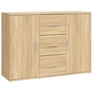 VidaXL Dressoir 91x29,5x65 cm bewerkt hout sonoma eikenkleurig