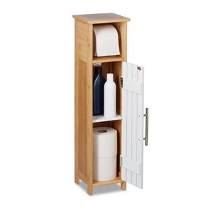 RELAXDAYS Toilettenpapierhalter Toilettenpapierhalter stehend Holzoptik