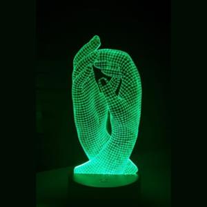Ontwerp-zelf 3D LED LAMP - LOVE HANDS