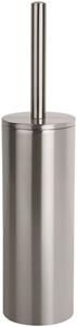 Spirella Luxe Toiletborstel in houder Cannes - zilver etaal - 40 x 9 cm et binnenbak - Toiletborstels