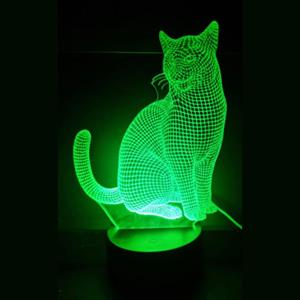Ontwerp-zelf 3D LED LAMP - KAT