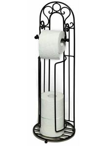 Ambiente Haus Toilettenpapierhalter Antik, schwarz