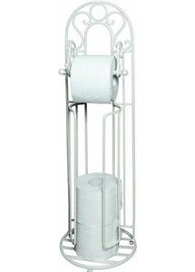 Ambiente Haus Toilettenpapierhalter Antik, weiß