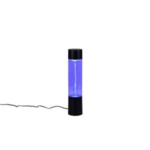 realityleuchten Reality Leuchten - led Tischleuchte tornado rgb Farbwechsel, Schwarz 34cm hoch