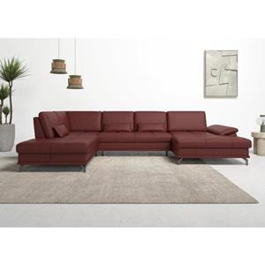 Places of Style Wohnlandschaft Costello, incl. Sitztiefenverstellung und Armlehnfunktion, 3 Nierenkissen