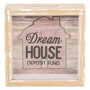 Clayre & Eef paarpot Dreamhouse bruin for