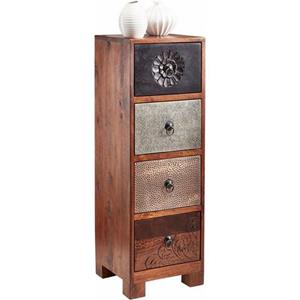 Home affaire Kast Breedte 30 cm met voorkanten van metaal