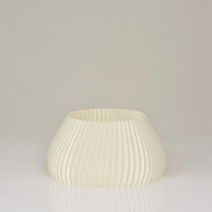 Jasmin 3D pot 9x17cm Wit