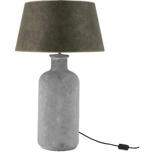 Kolony Aardewerk lampenvoet - KY decorations - betonlook tafellamp exclusief lampenkap