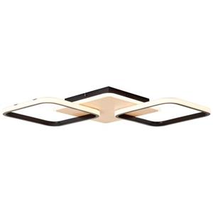 Brilliant Dennet LED Wand-& Deckenleuchte schwarz/holz