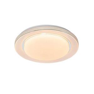 QAZQA Deckenleuchte weiß 38 cm inkl. LED mit Fernbedienung - Jochem