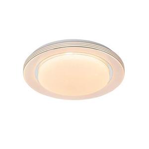 QAZQA LED Plafondlamp jochem - Wit - Modern - D 38cm