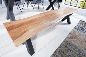 Invicta Interior Bank Mammoet Honing X 200cm Massief Acacia Hout 35mm - 38354