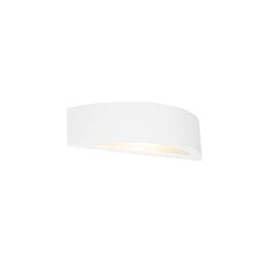 QAZQA Wandlamp aurel_novo - Wit - Landelijk - L 30cm