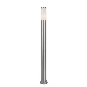 Qazqa Moderne Buitenlamp Paal Staal 110 Cm Ip44 - Rox