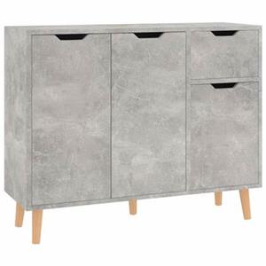 VidaXL Dressoir 90x30x72 cm spaanplaat betongrijs