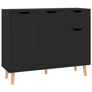 VidaXL Dressoir 90x30x72 spaanplaat zwart