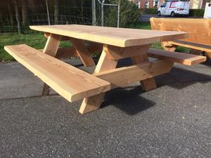 Industrielemeubelshop Douglas picknicktafel Tobias
