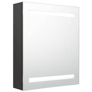 VIDAXL Led-bad-spiegelschrank Anthrazit 50x14x60 Cm