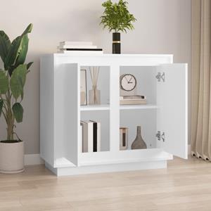 vidaXL Dressoir 80x34x75 cm bewerkt hout wit