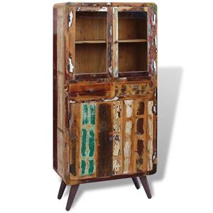 vidaXL Kast 90x40x190 cm massief gerecycled hout