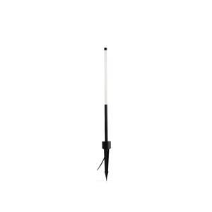FARO BARCELONA Bambou 1068 LED grondspies lamp, zwart, aluminium/glas, hoogte 80 cm