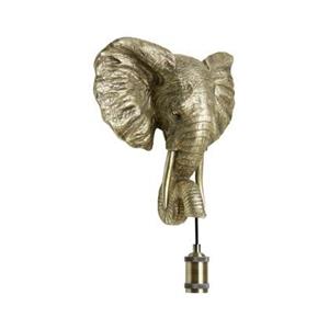 Light & Living  Wandlamp ELEPHANT - 35x13x36cm - Goud