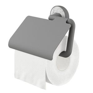 Tiger Toiletrolhouder Cata Met Klep Grijs/ Marmerlook