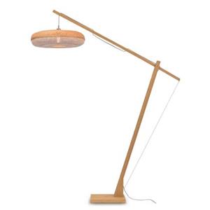 GOOD&MOJO Vloerlamp Palawan - Bamboe|Wit - 175x60x207cm