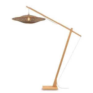 GOOD&MOJO Vloerlamp Bali - Bamboe|Zwart - 19x87x207cm